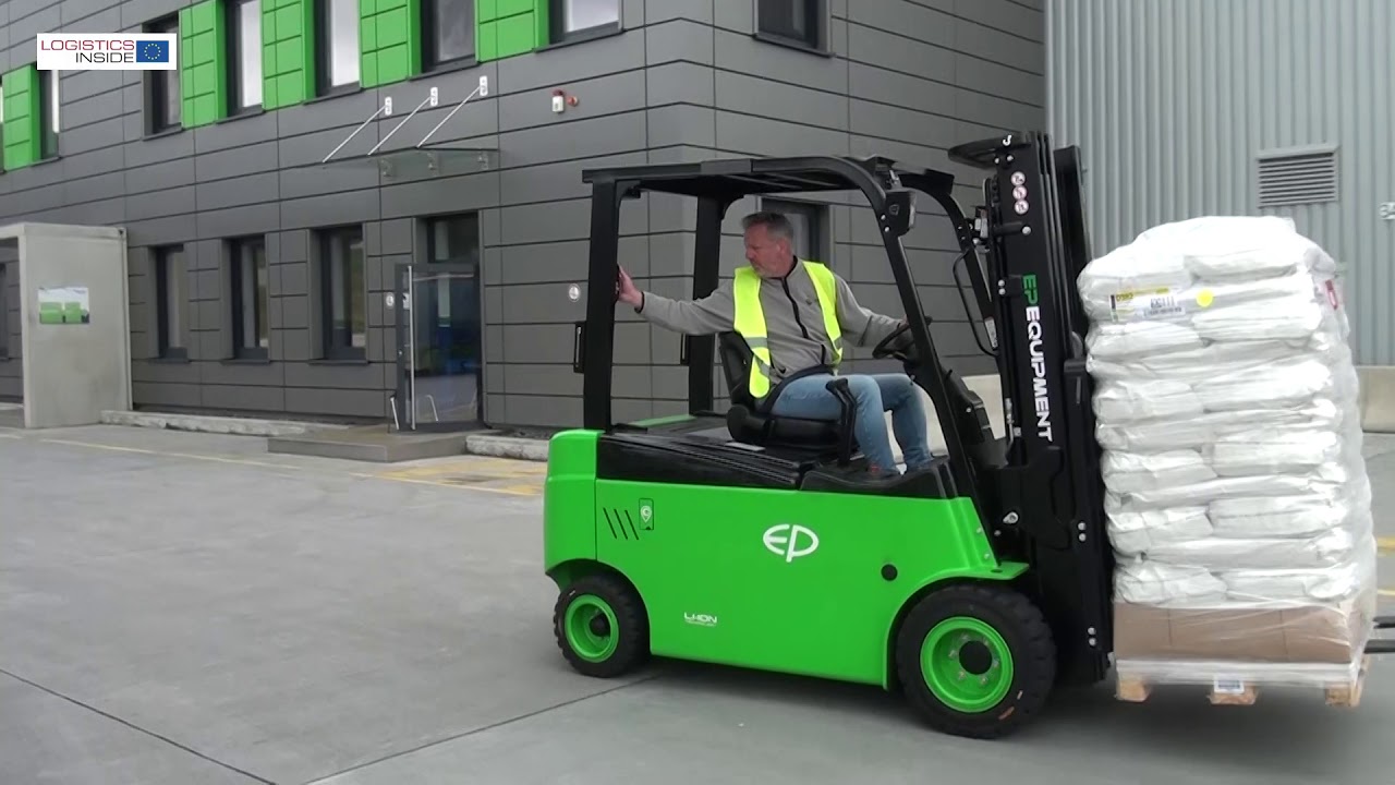 EP Equipment L1 Li-Ion forklift test