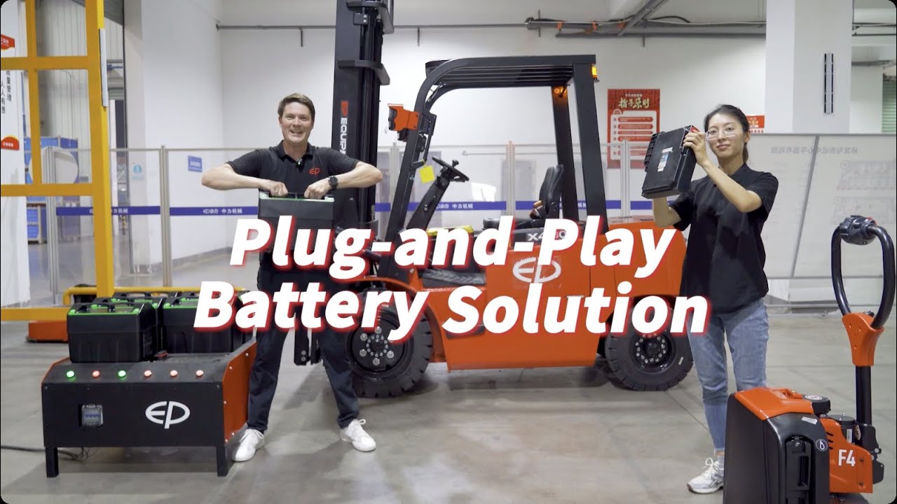Electric Forklift with Plug and Play Battery System | X4 Series