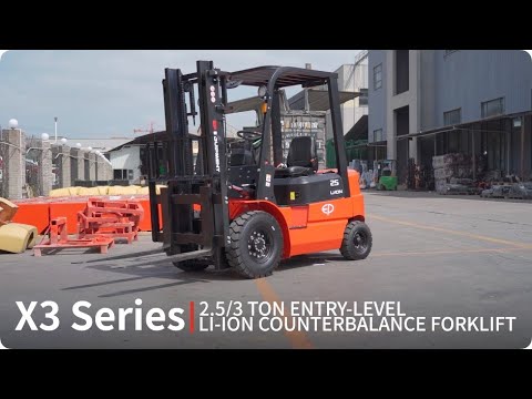 X3 Series | 2.5 /3 ton Li-ion counterbalance forklift truck