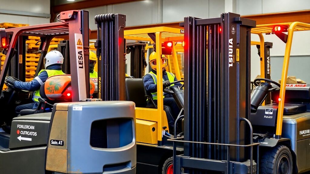 เปรียบเทียบมาตรฐานรถโฟล์คลิฟท์แต่ละประเทศ