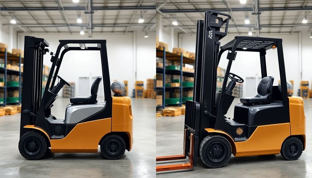 รถโฟล์คลิฟท์สำหรับโรงงานขนาดเล็ก มือสองหรือใหม่แบบไหนเหมาะกว่า