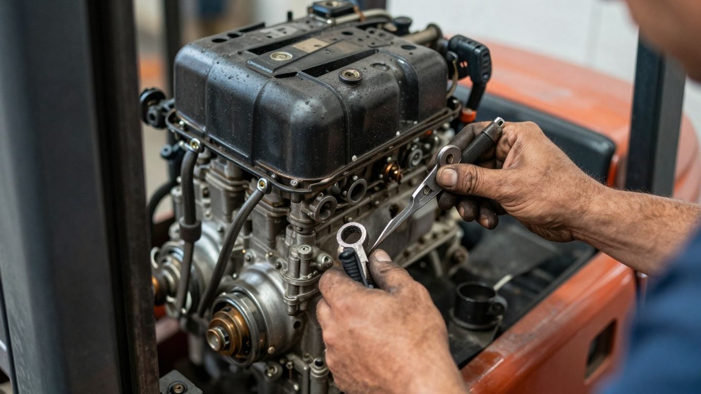การซ่อมเครื่องยนต์รถโฟล์คลิฟท์กับปัญหาที่พบบ่อย
